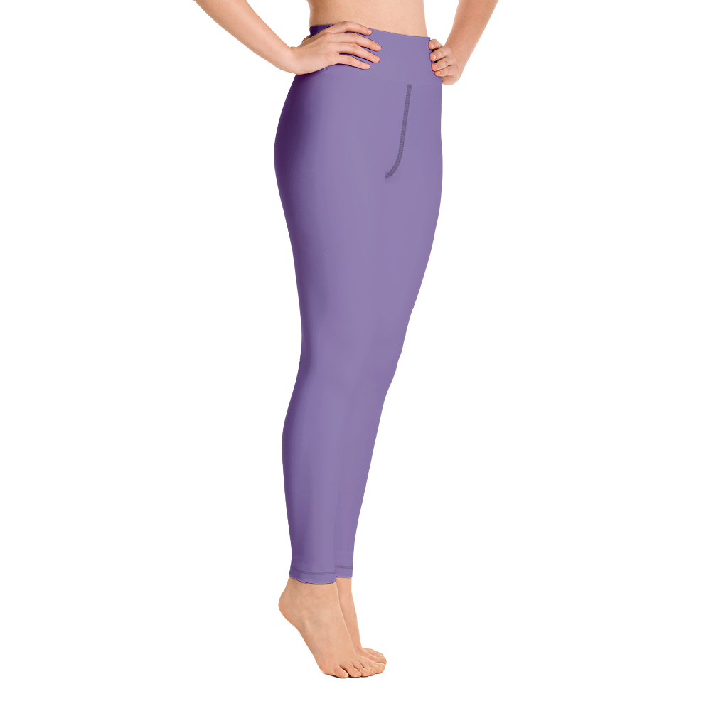 Purple Small Flowers | Yoga Leggings