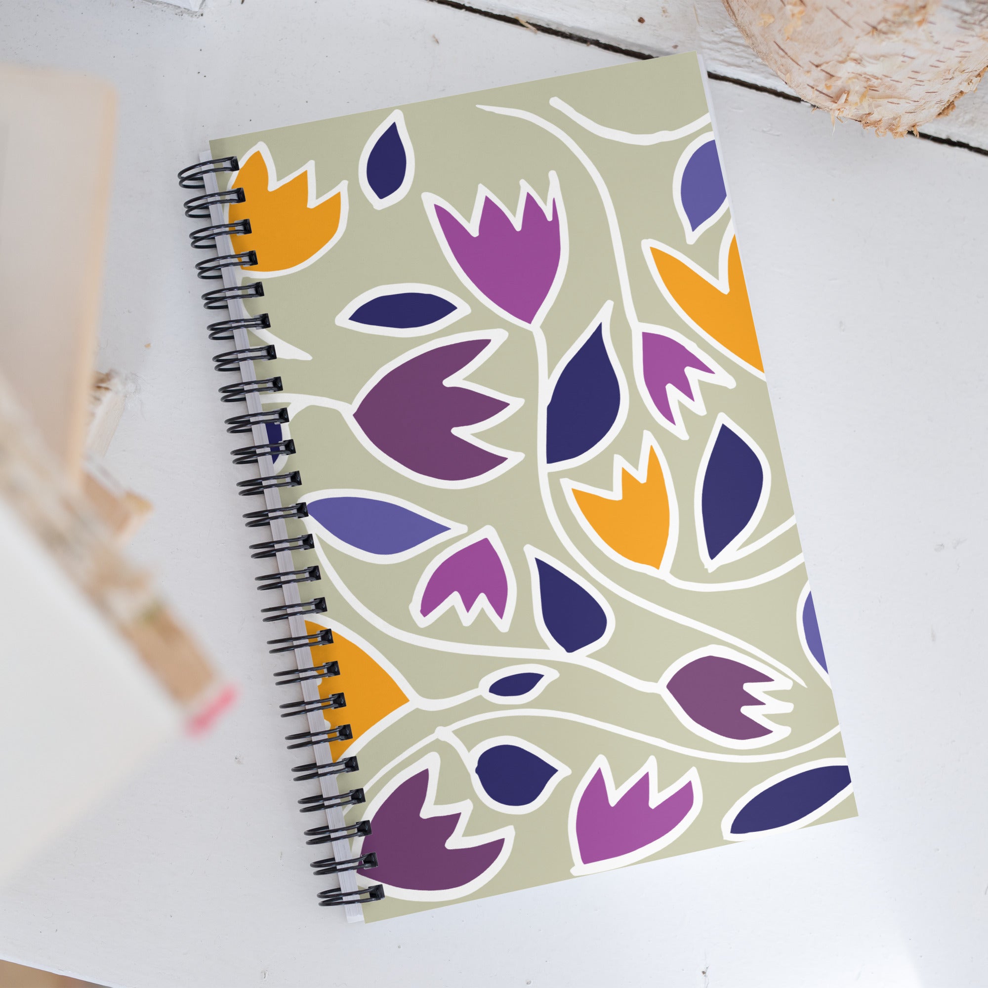 Flower Magic | Spiral notebook