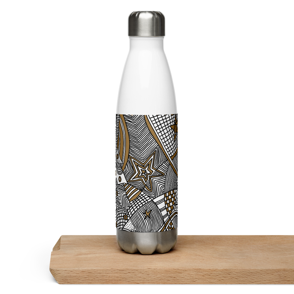Christmas Graphic Ornament | Stainless Steel Water Bottle