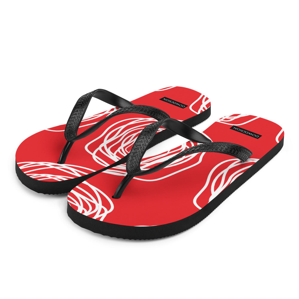 Red Flowers | Flip-Flops