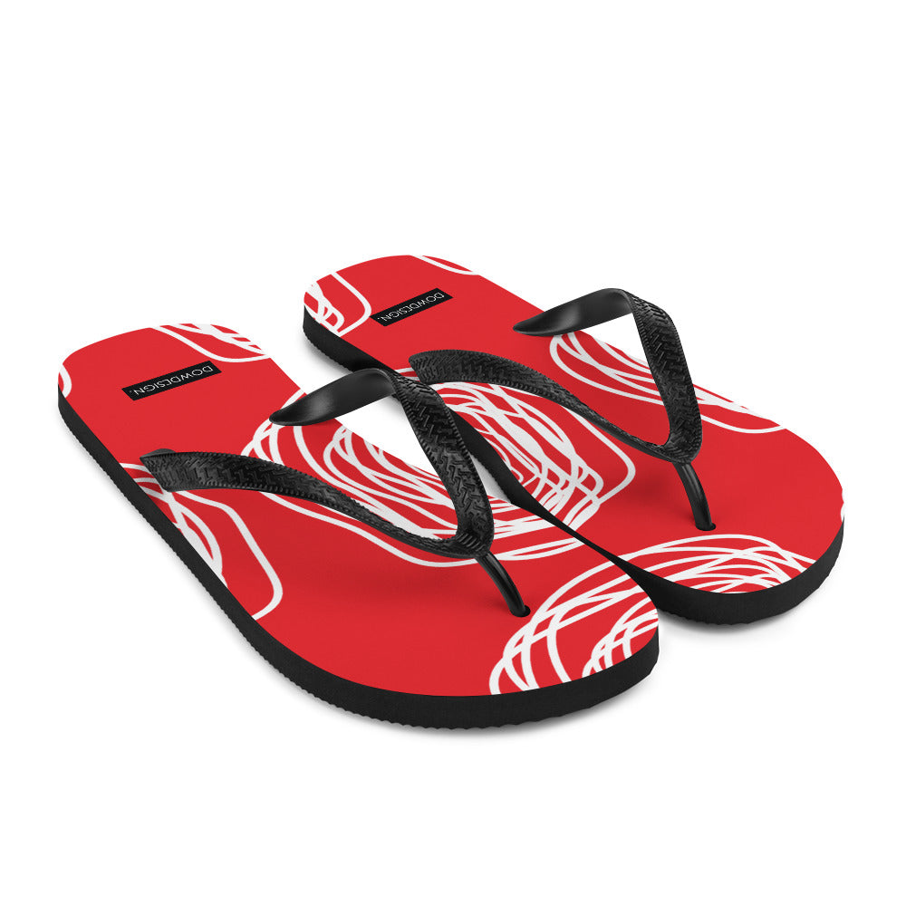 Red Flowers | Flip-Flops