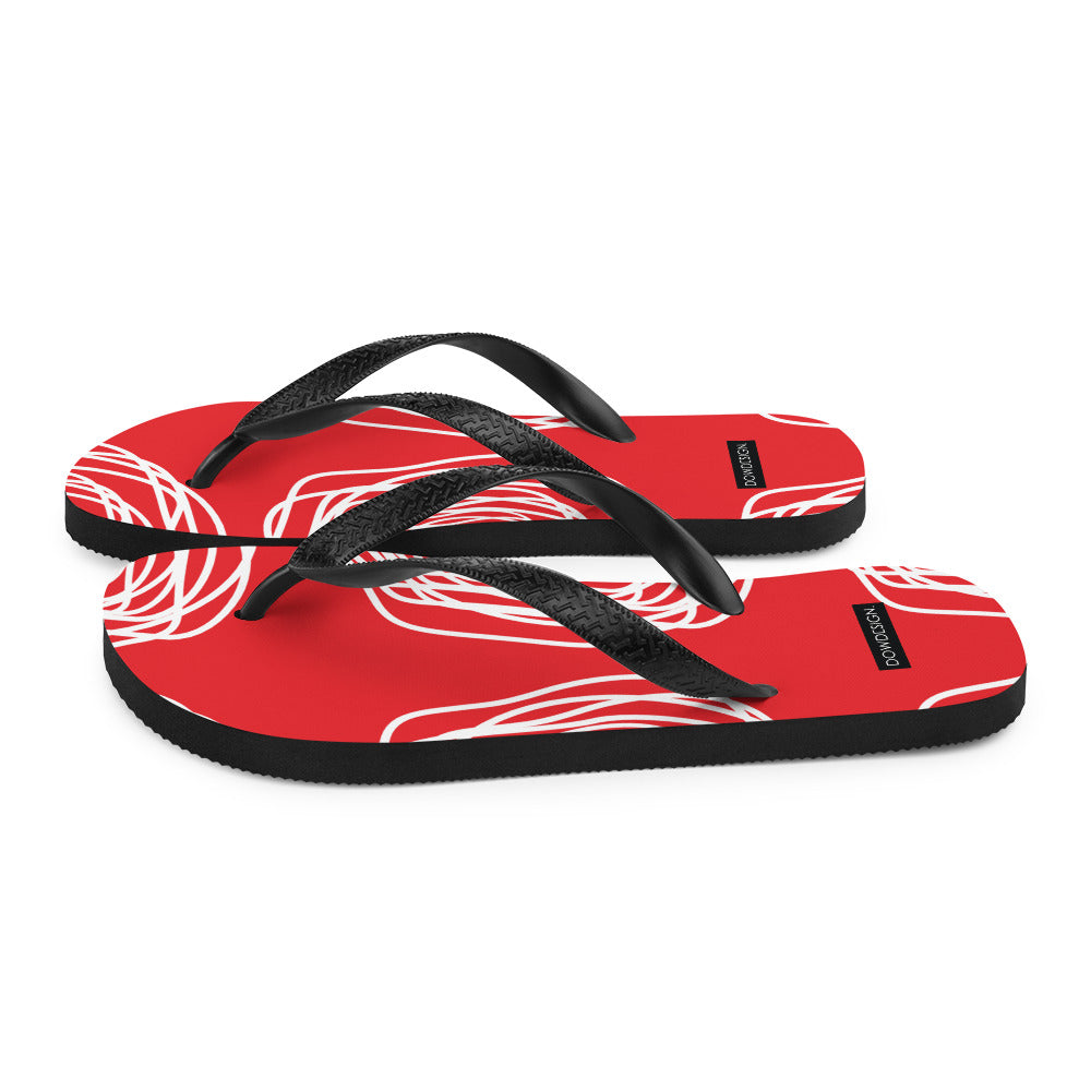 Red Flowers | Flip-Flops