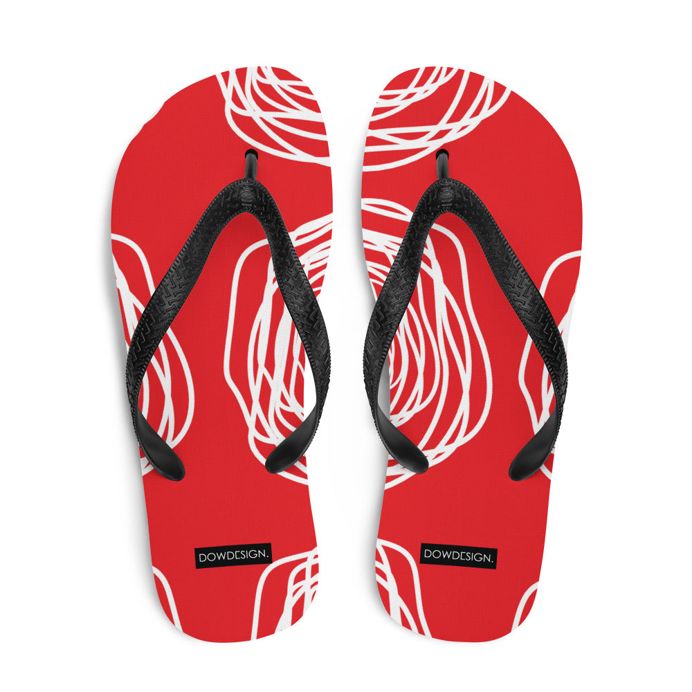 Red Flowers | Flip-Flops
