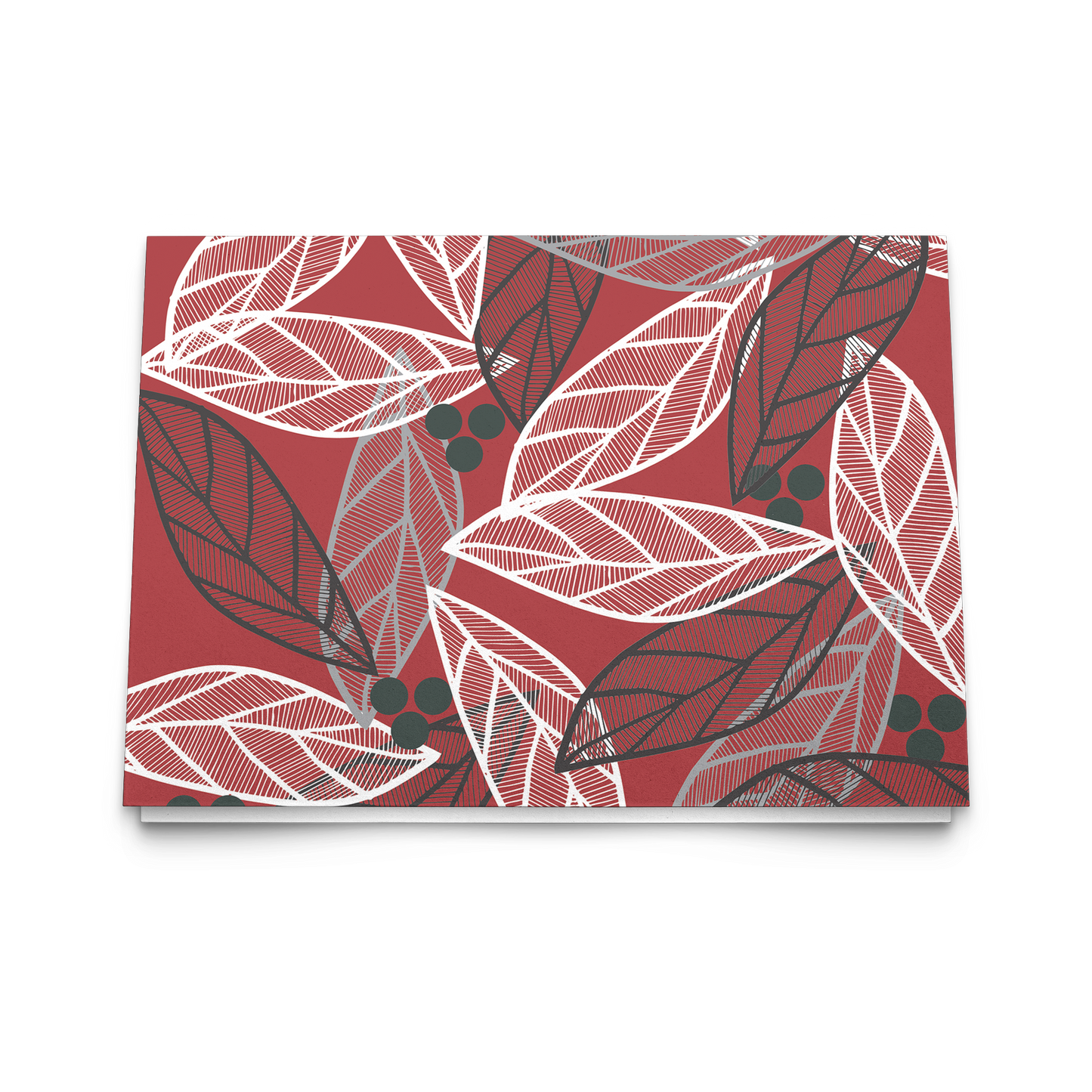 Christmas Leaves | Greeting Cards