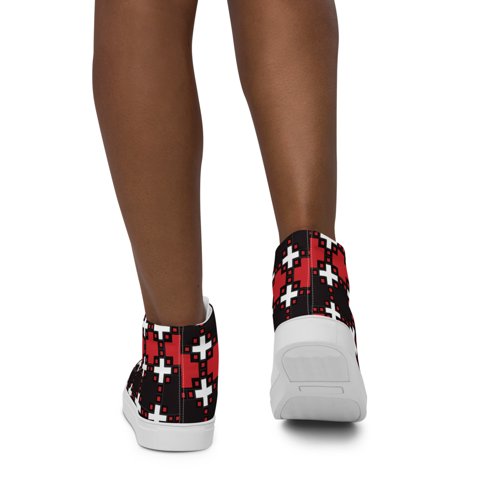 Oriental Fragrances | Women's High Top Canvas Shoes