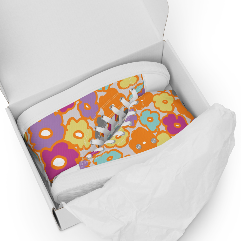 Spring Time | Women's High Top Canvas Shoes