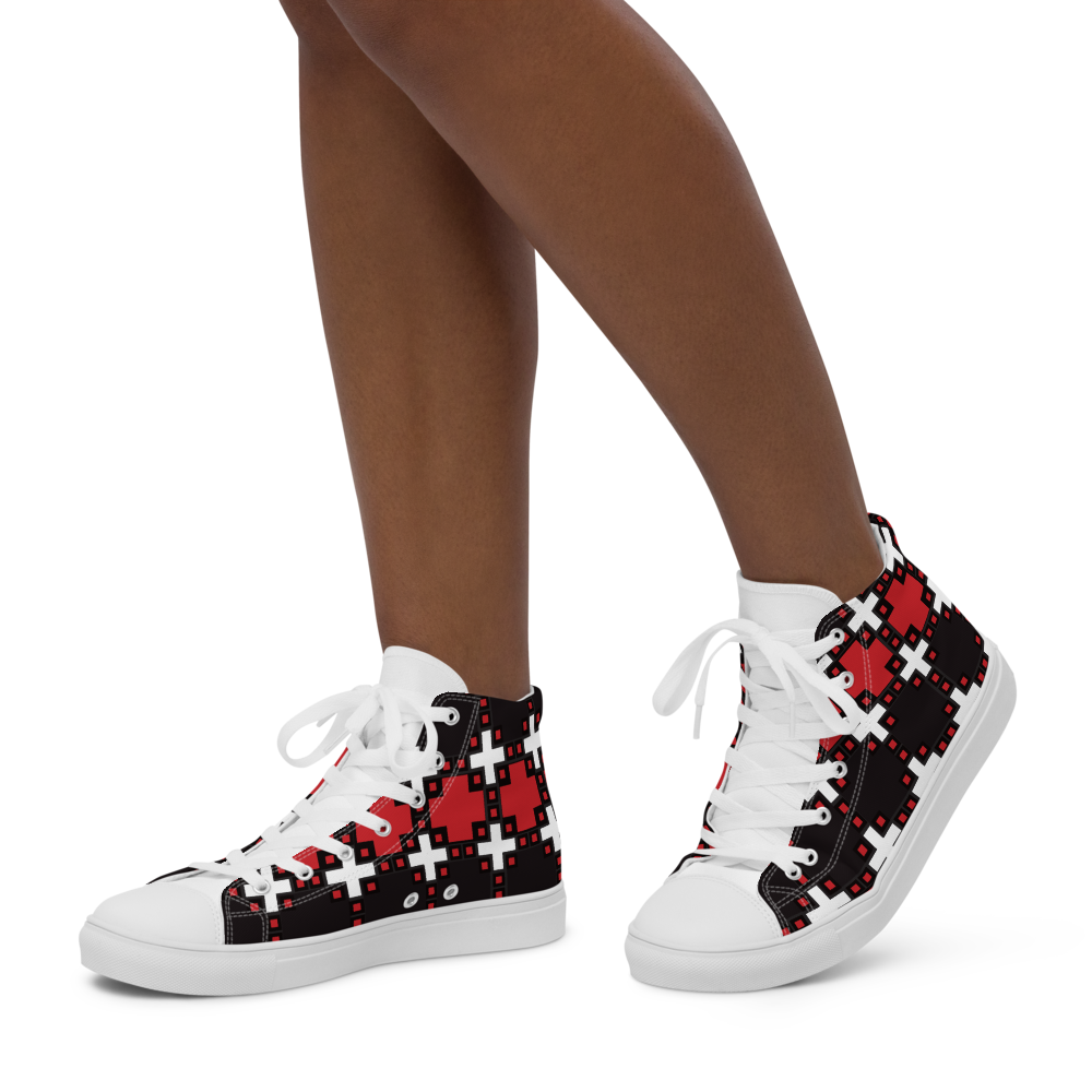 Oriental Fragrances | Women's High Top Canvas Shoes