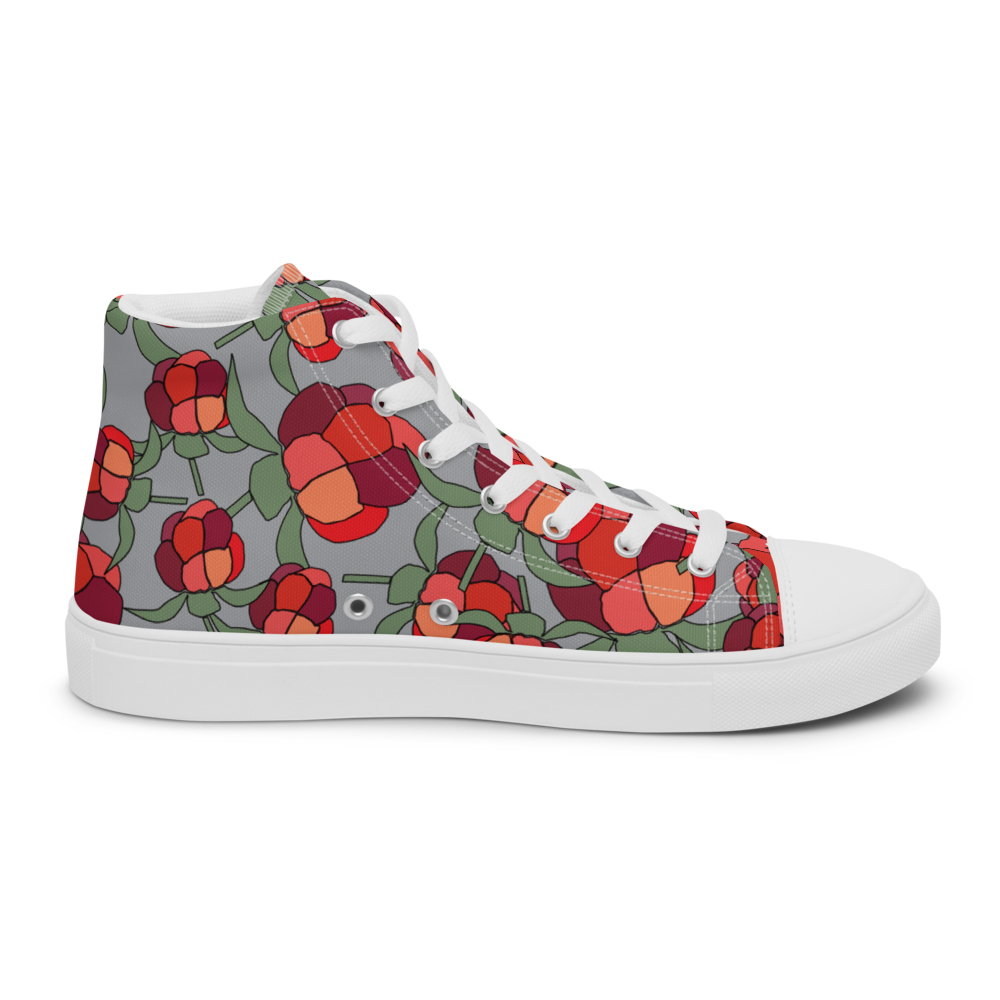 Christmas Lakka | Women's High Top Canvas Shoes