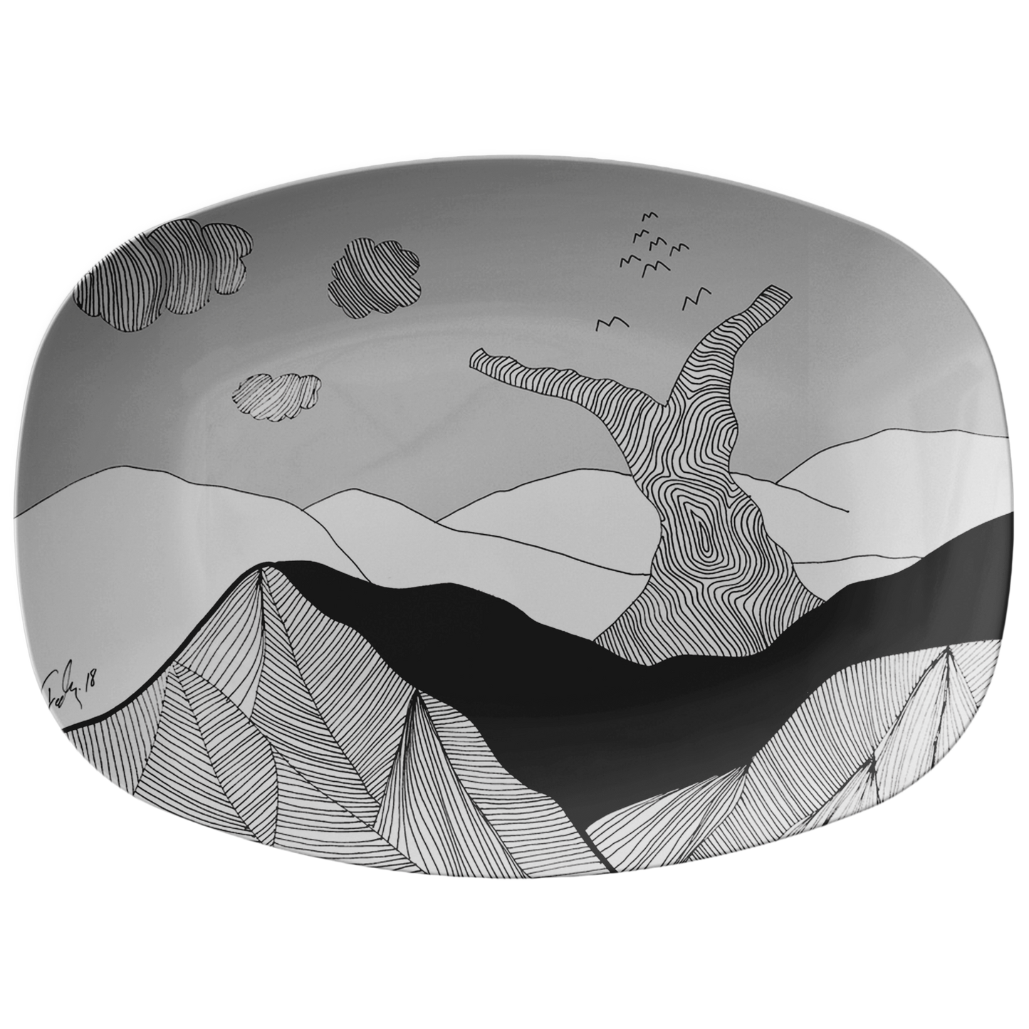 Black and White Day | Platter