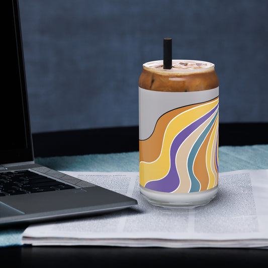 Ilmatar from Kalevala | Can-shaped glass