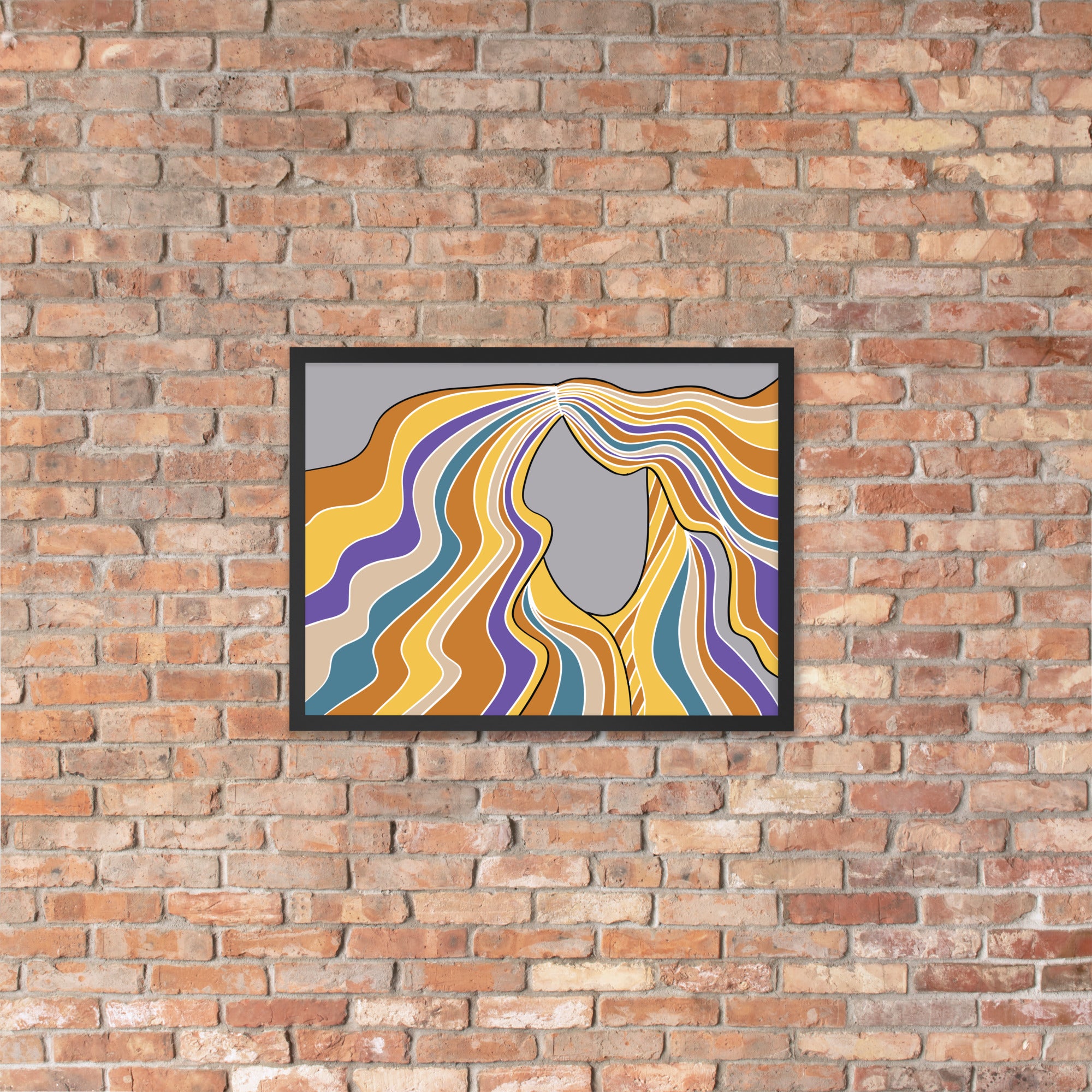 Ilmatar from Kalevala | Framed poster