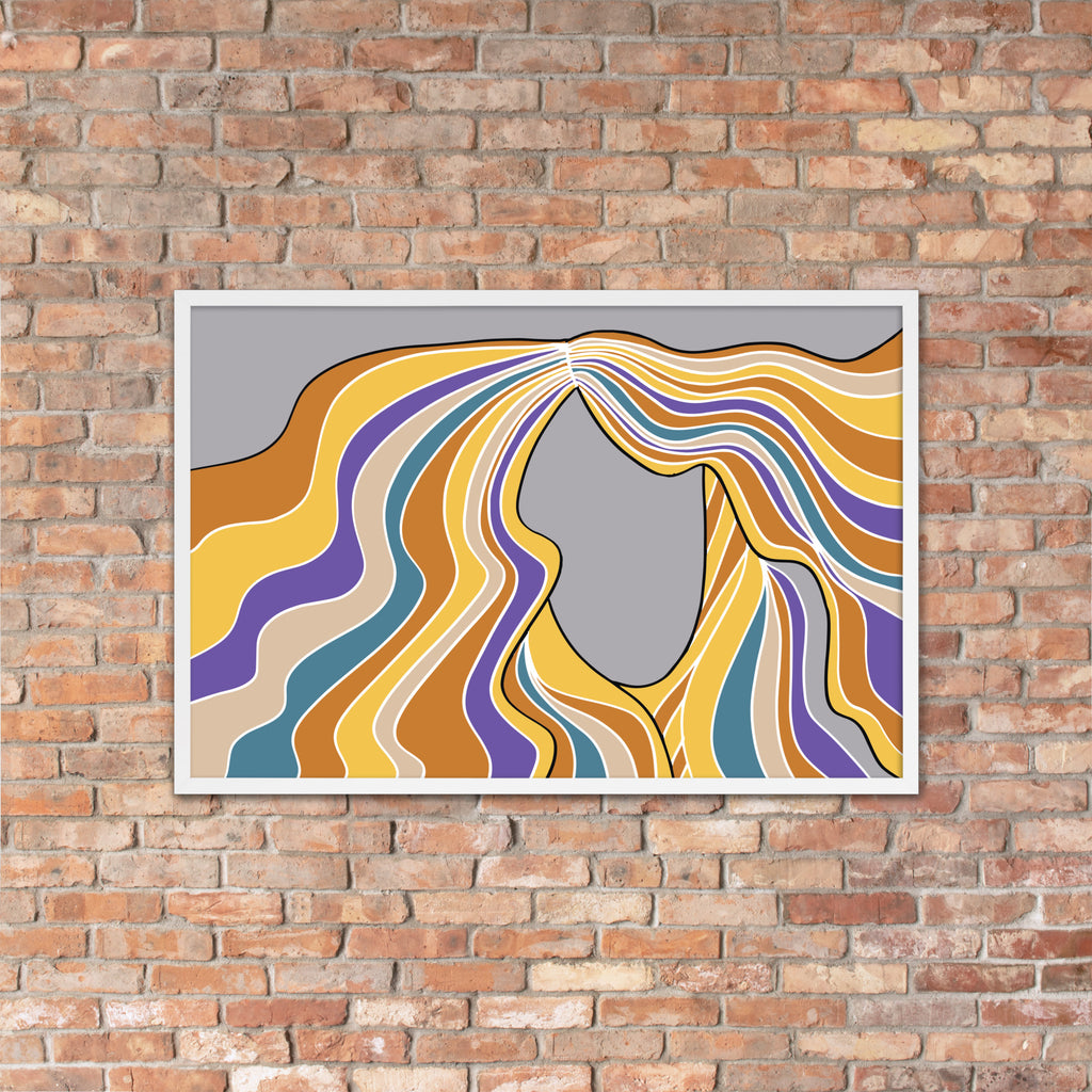 Ilmatar from Kalevala | Framed poster
