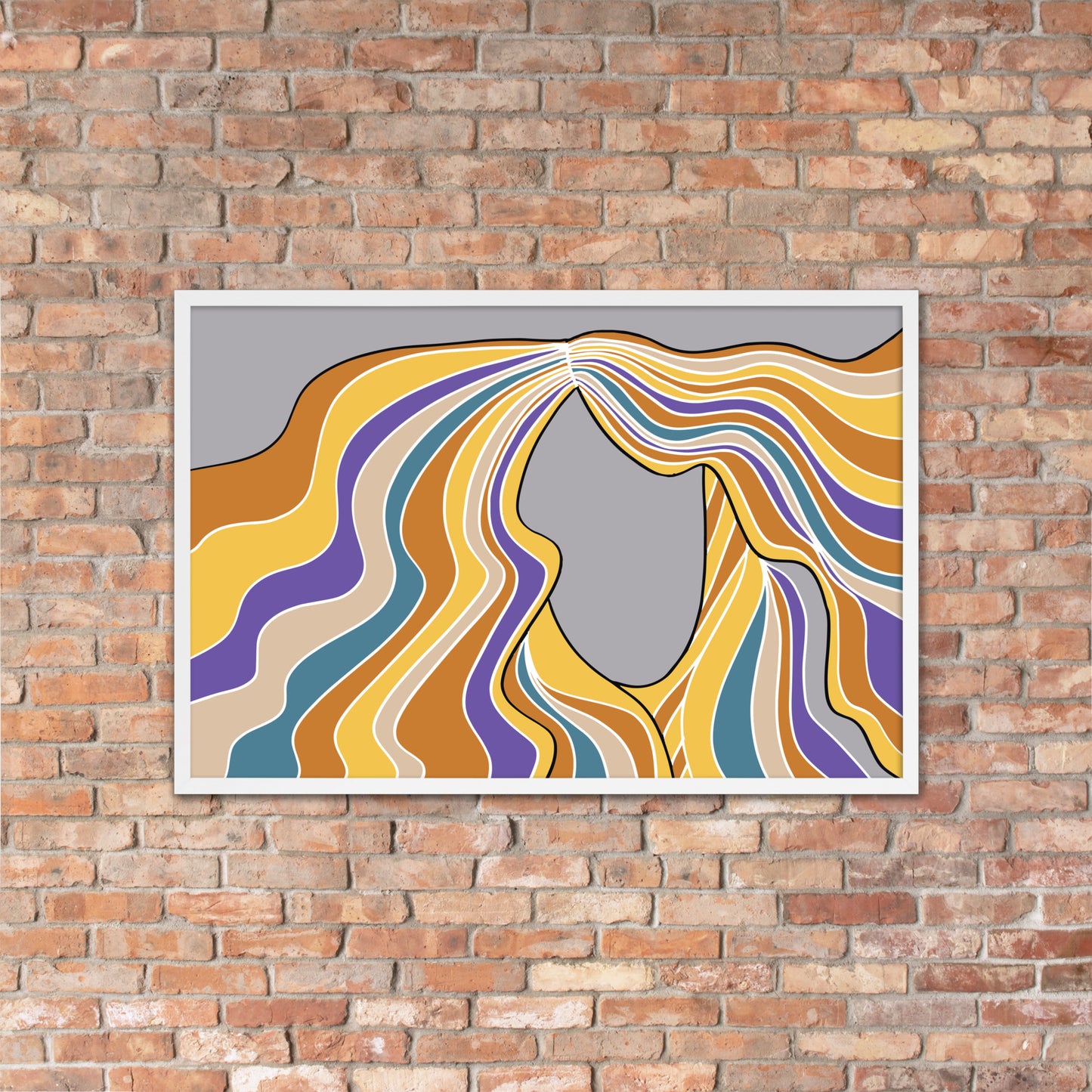 Ilmatar from Kalevala | Framed poster