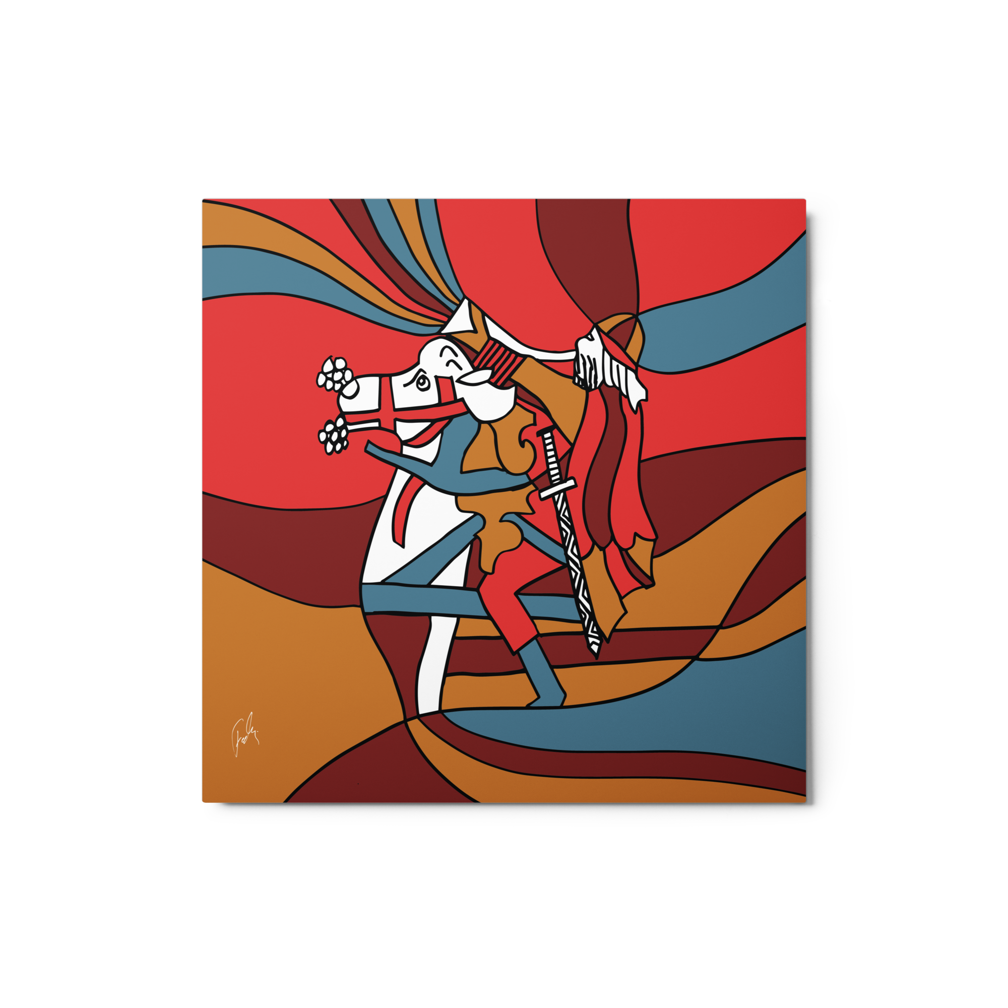 Kullervo from Kalevala | Metal prints