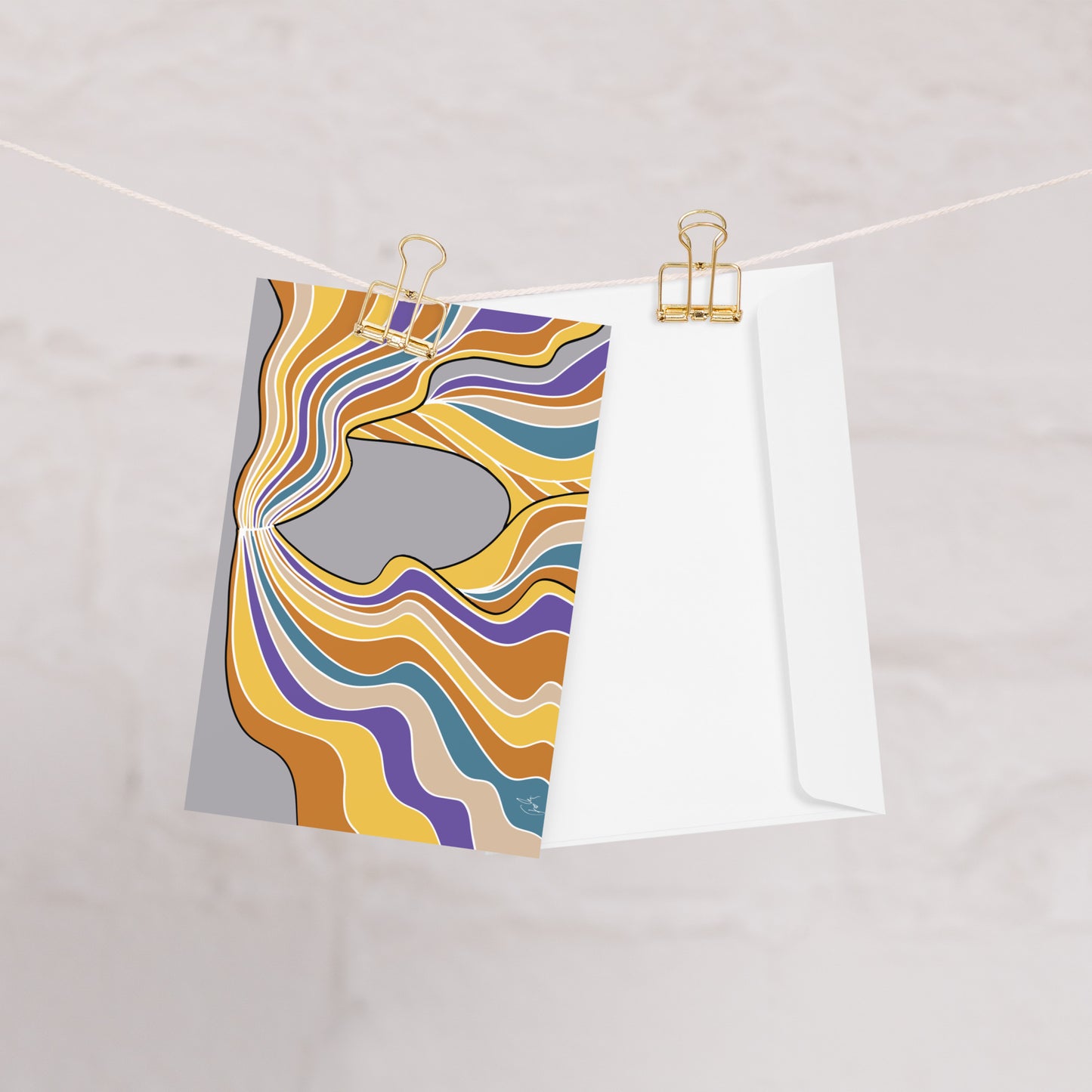 Ilmatar from Kalevala | Greeting card