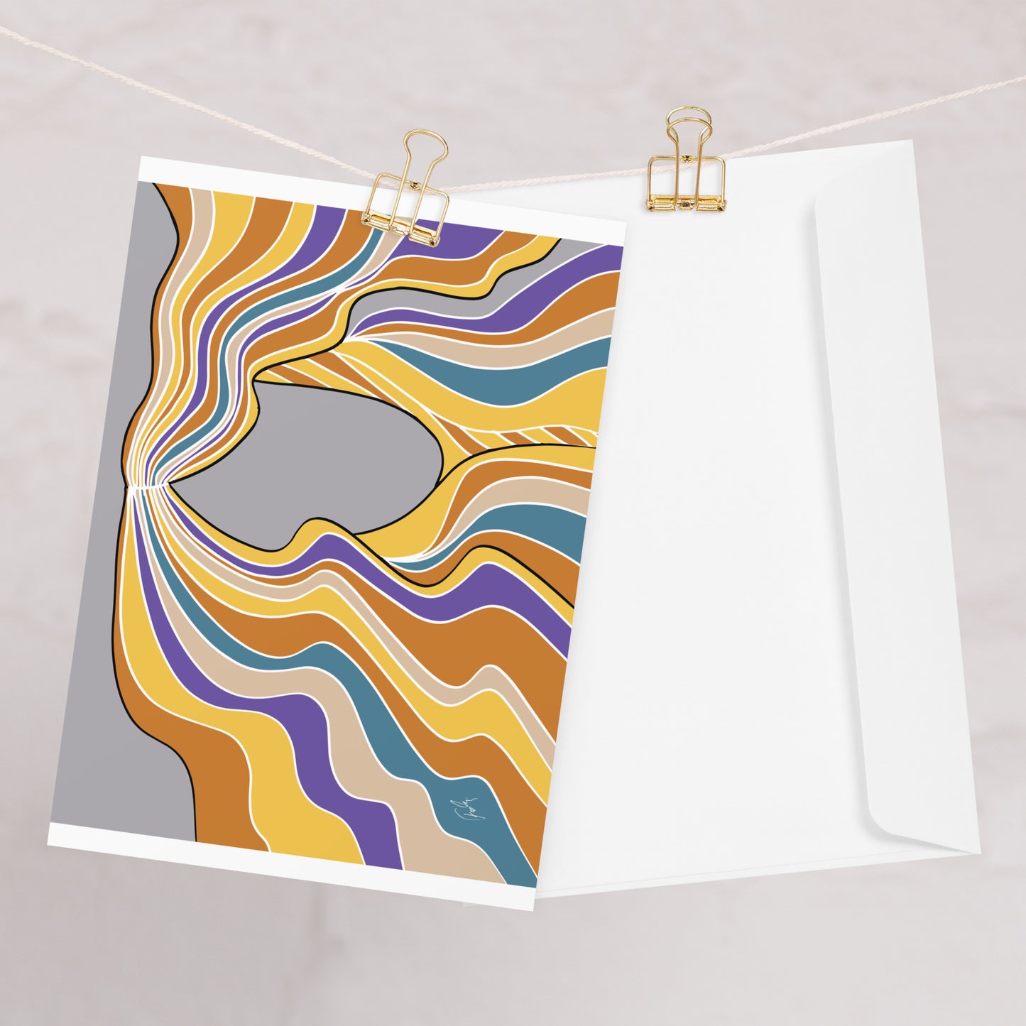 Ilmatar from Kalevala | Greeting card