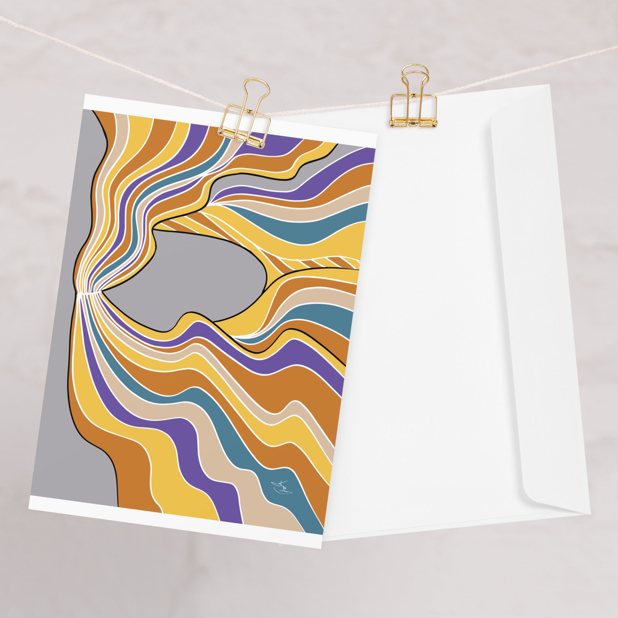 Ilmatar from Kalevala | Greeting card