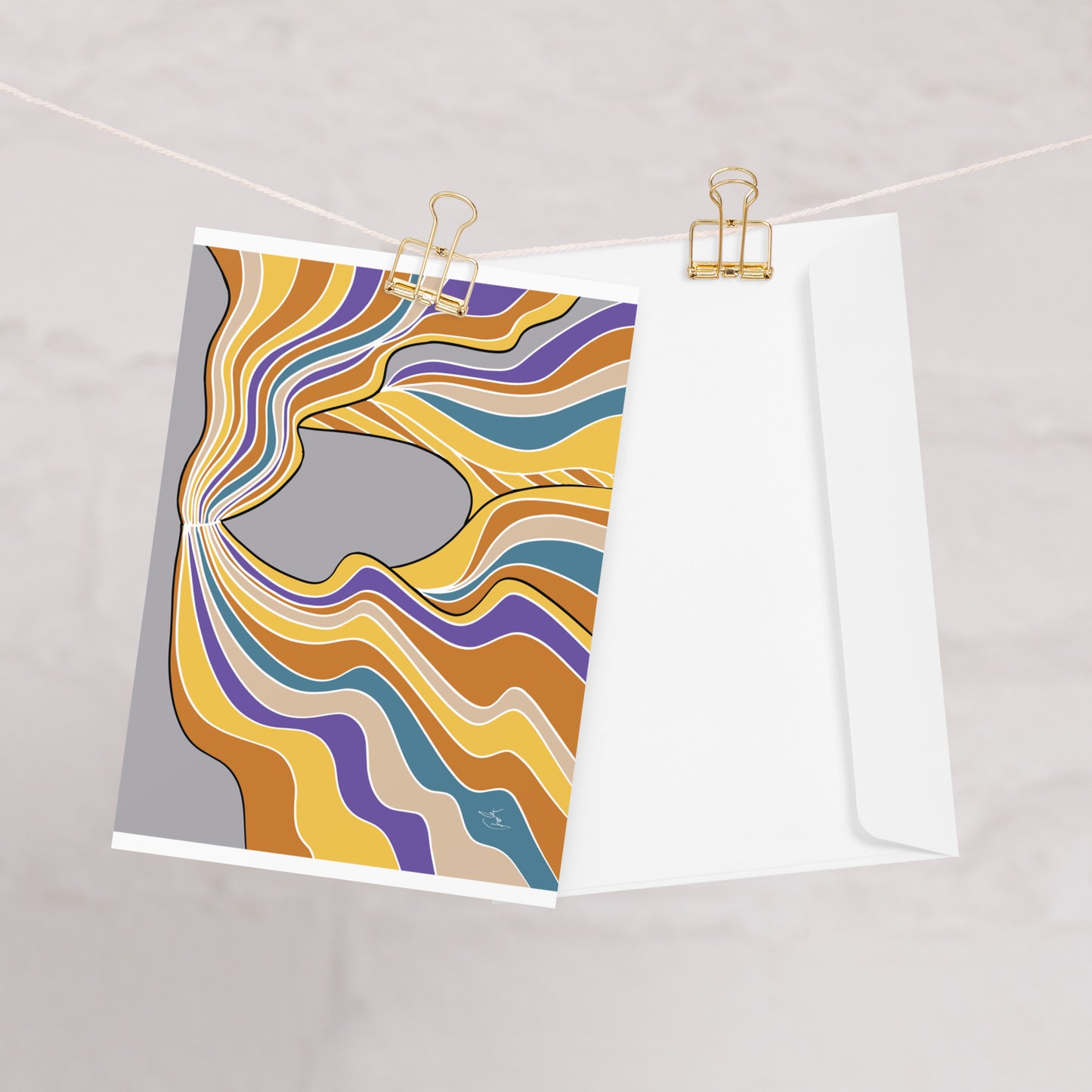 Ilmatar from Kalevala | Greeting card