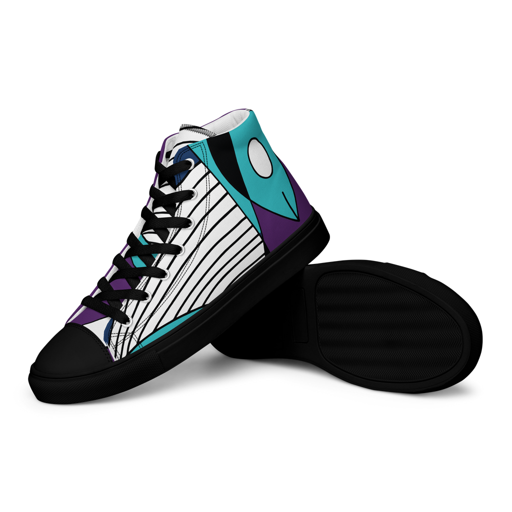 Fish from Kalevala | Men’s high top canvas shoes