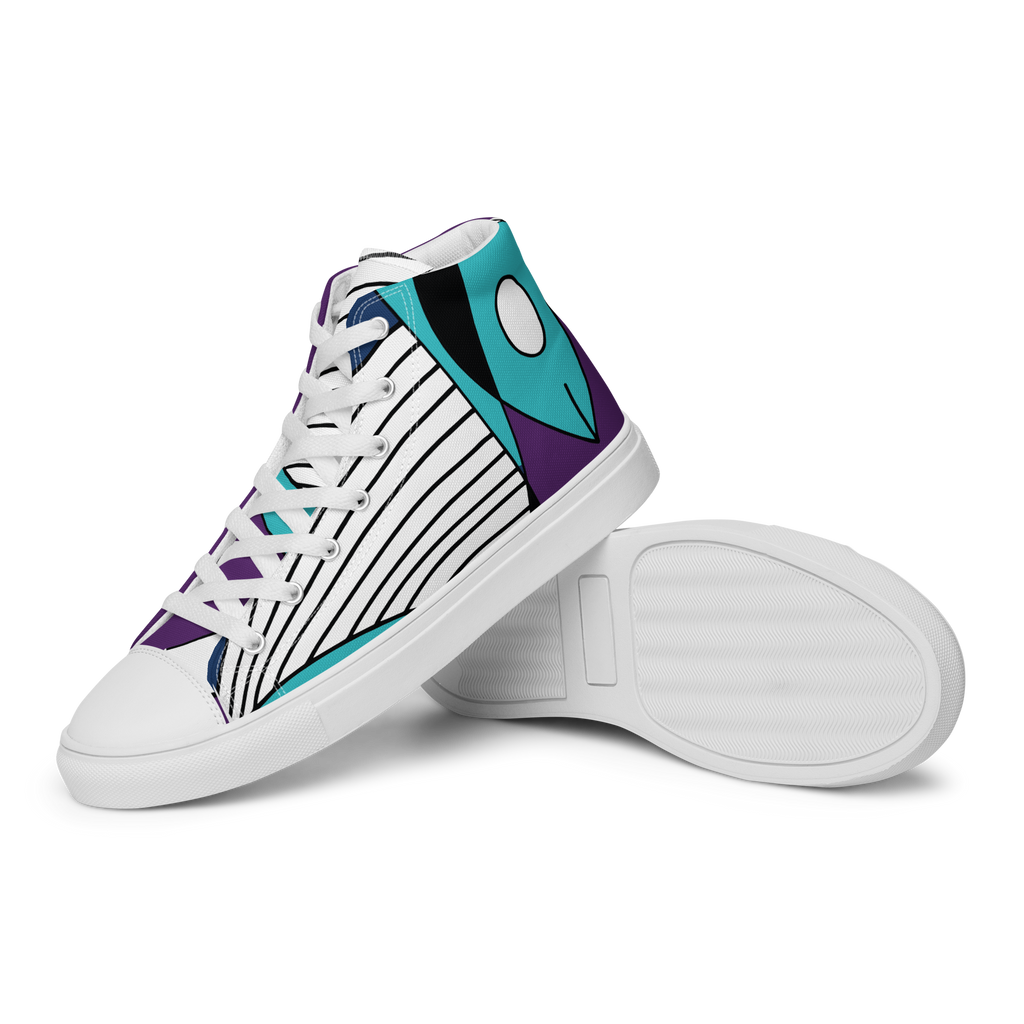Fish from Kalevala | Men’s high top canvas shoes