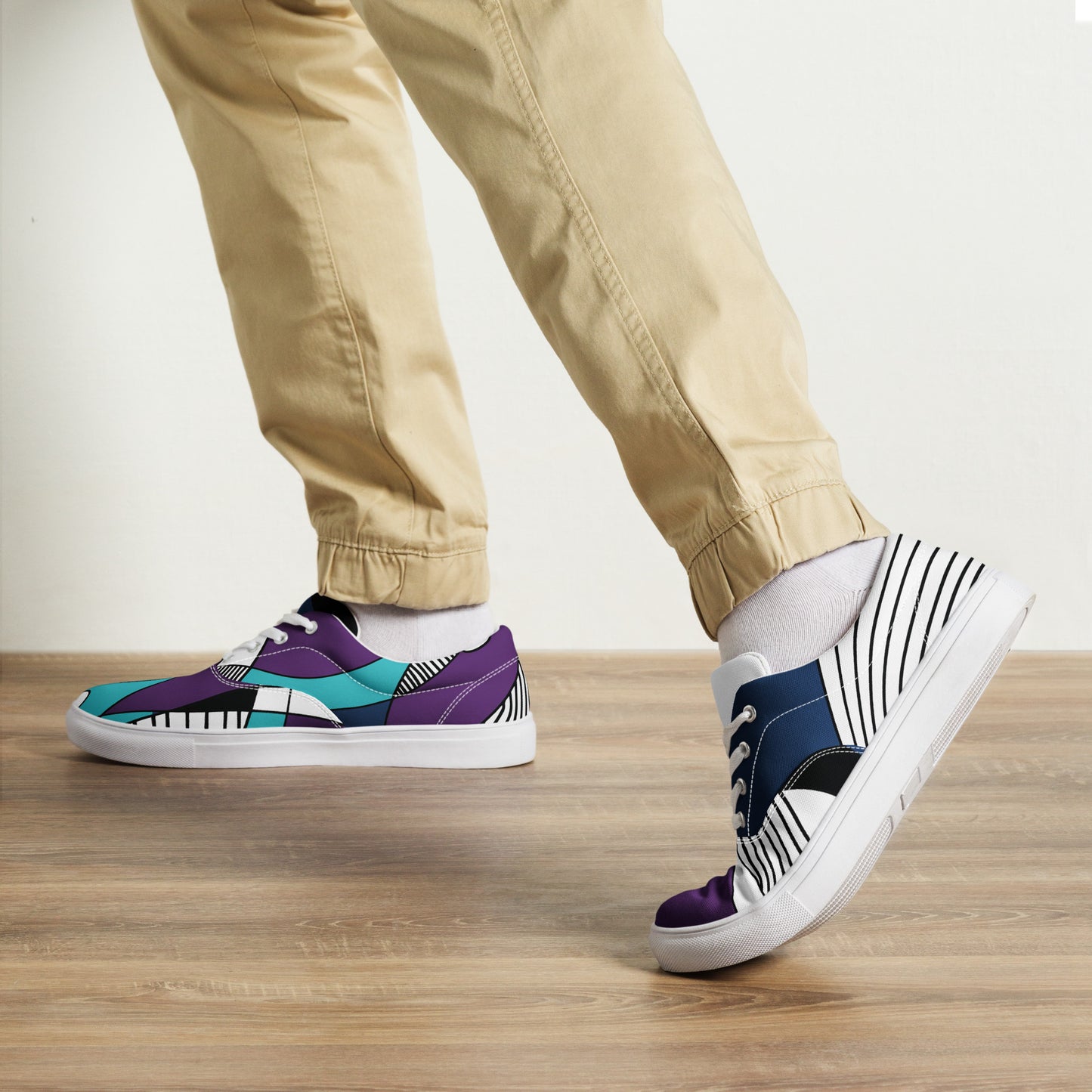 Fish from Kalevala | Men’s lace-up canvas shoes