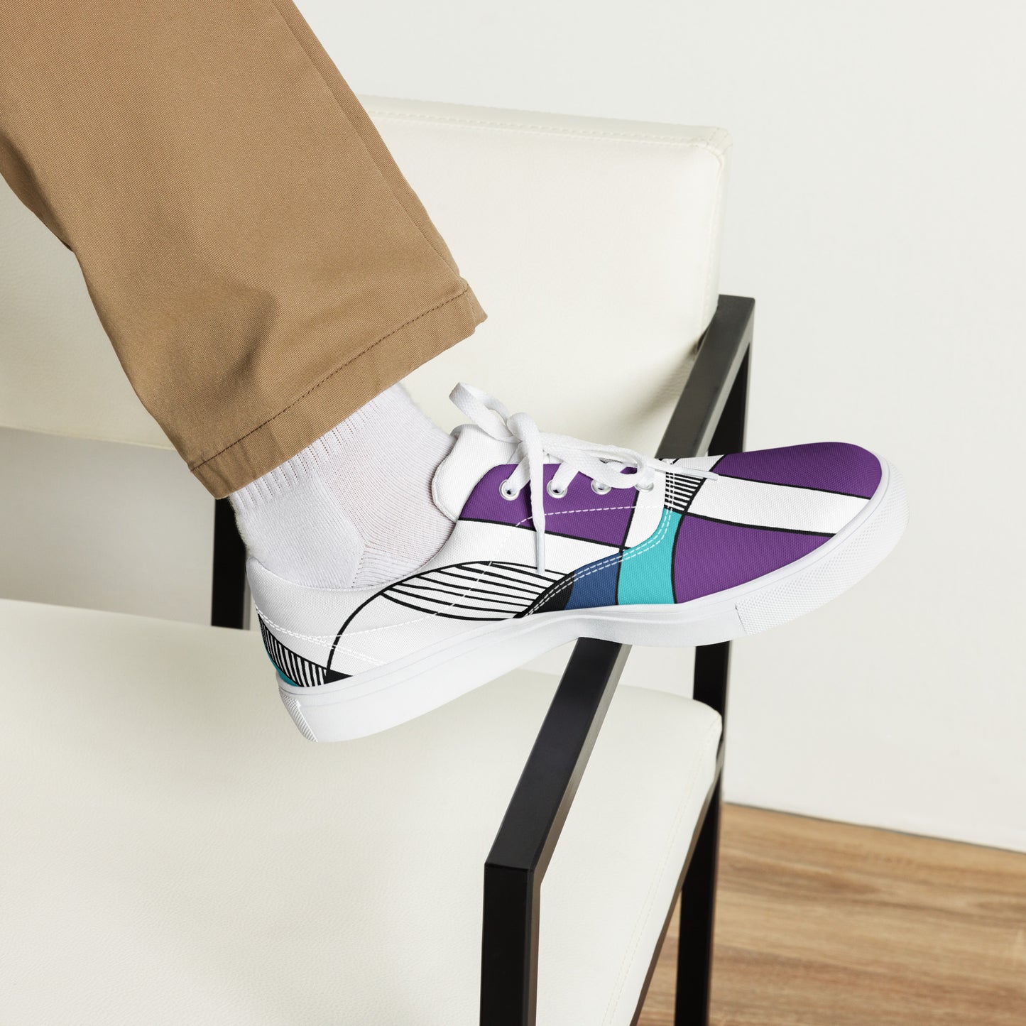 Fish from Kalevala | Men’s lace-up canvas shoes