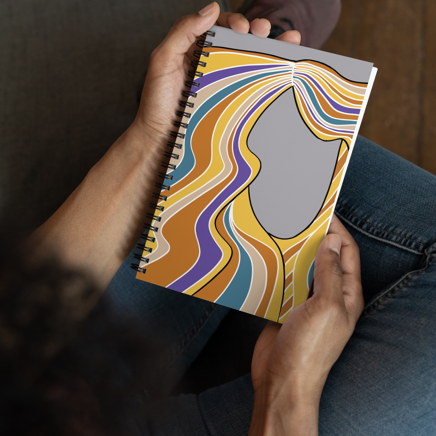 Ilmatar from Kalevala | Spiral notebook