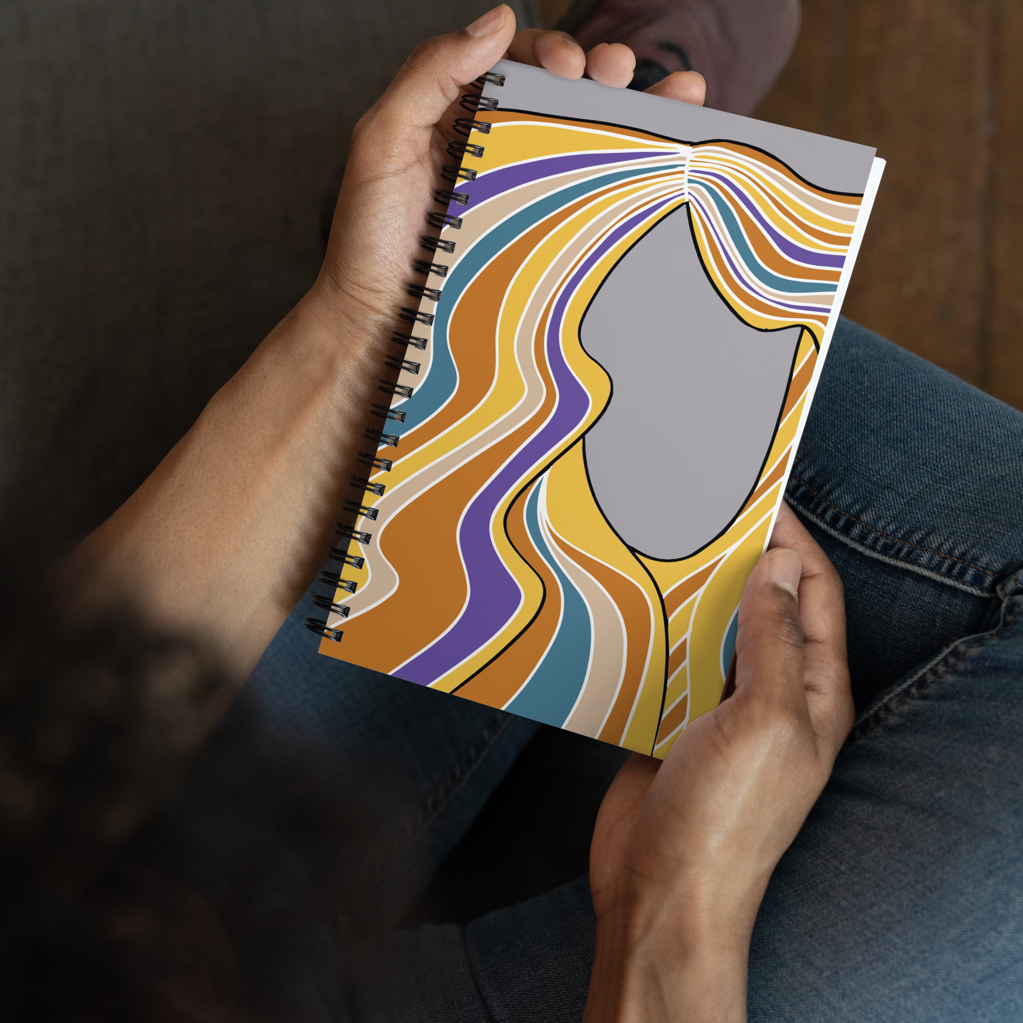 Ilmatar from Kalevala | Spiral notebook