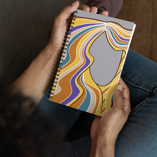Ilmatar from Kalevala | Spiral notebook