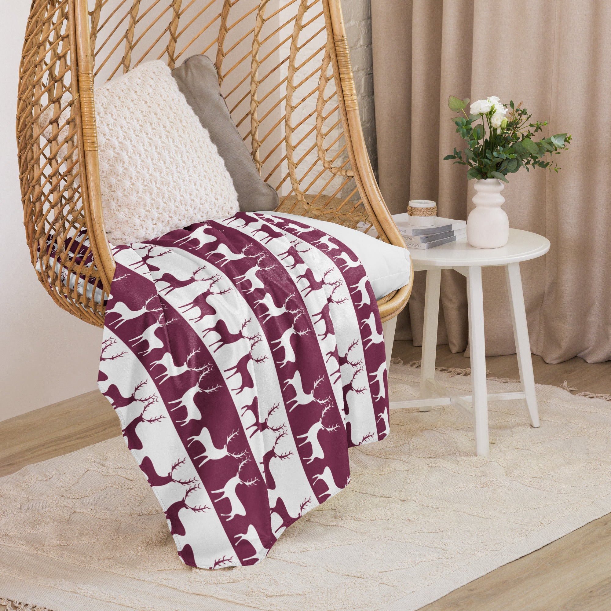 Reindeer | Sherpa blanket