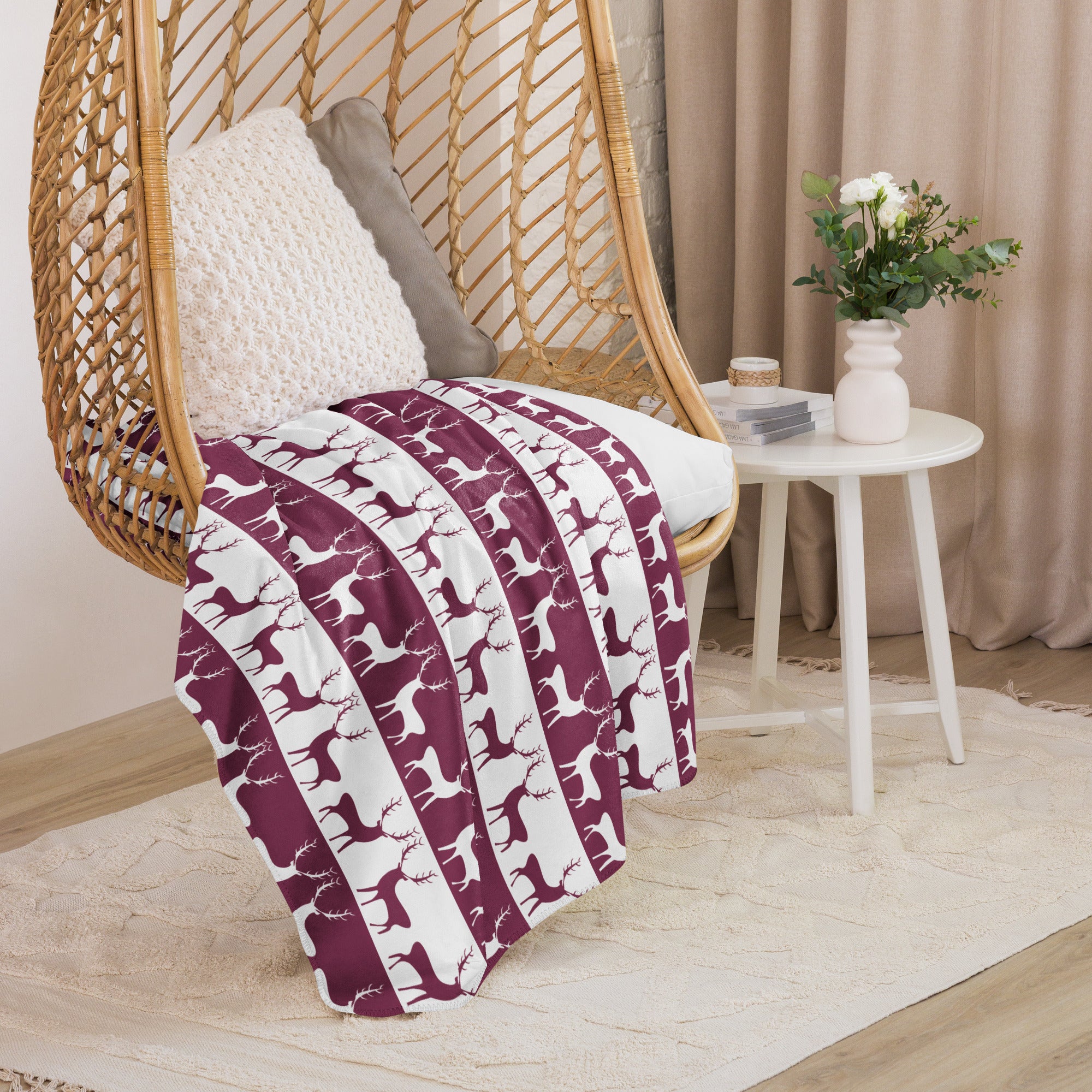 Reindeer | Sherpa blanket