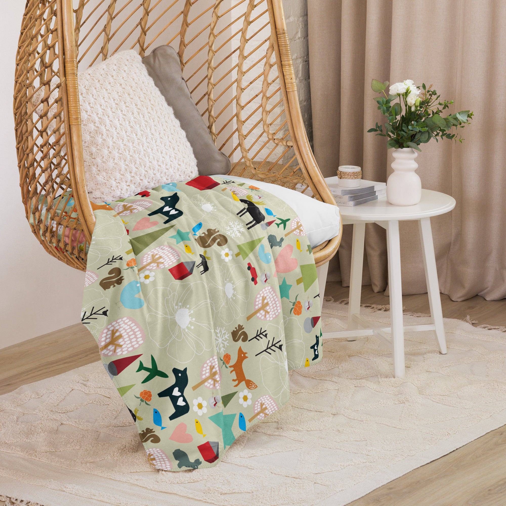 Baby Room Design | Sherpa blanket
