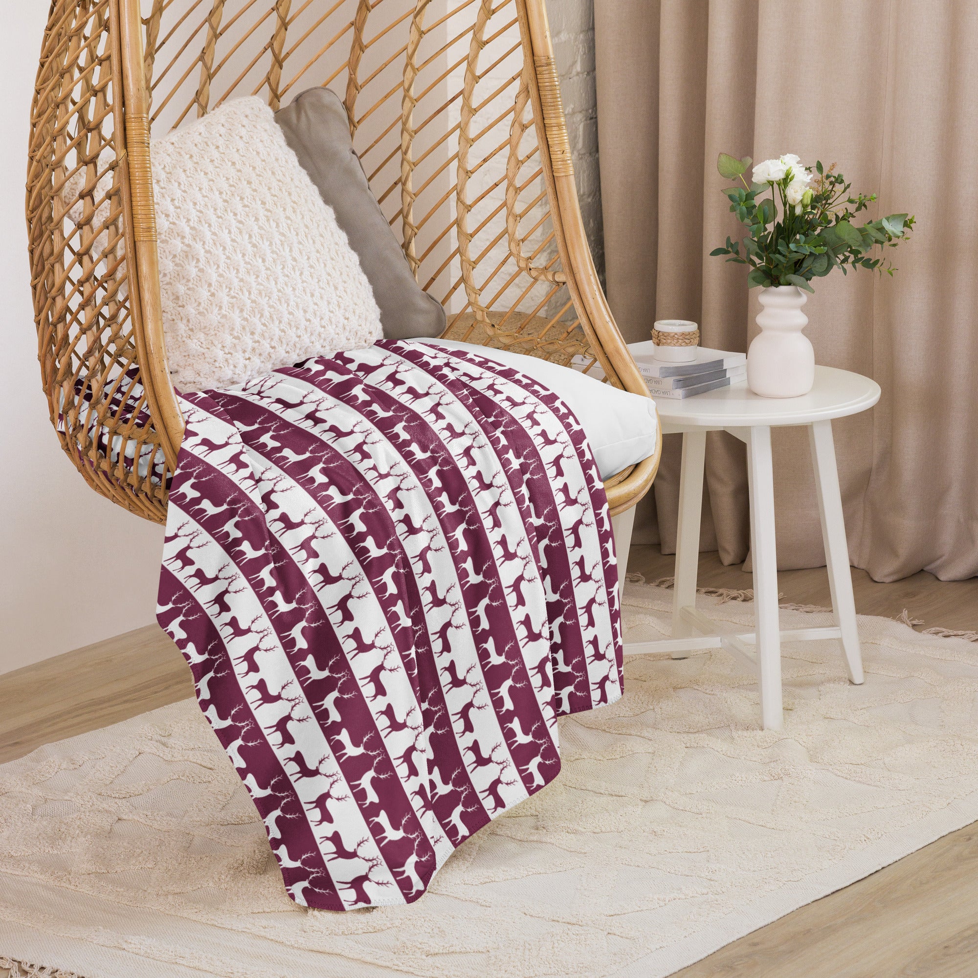 Reindeer | Sherpa blanket