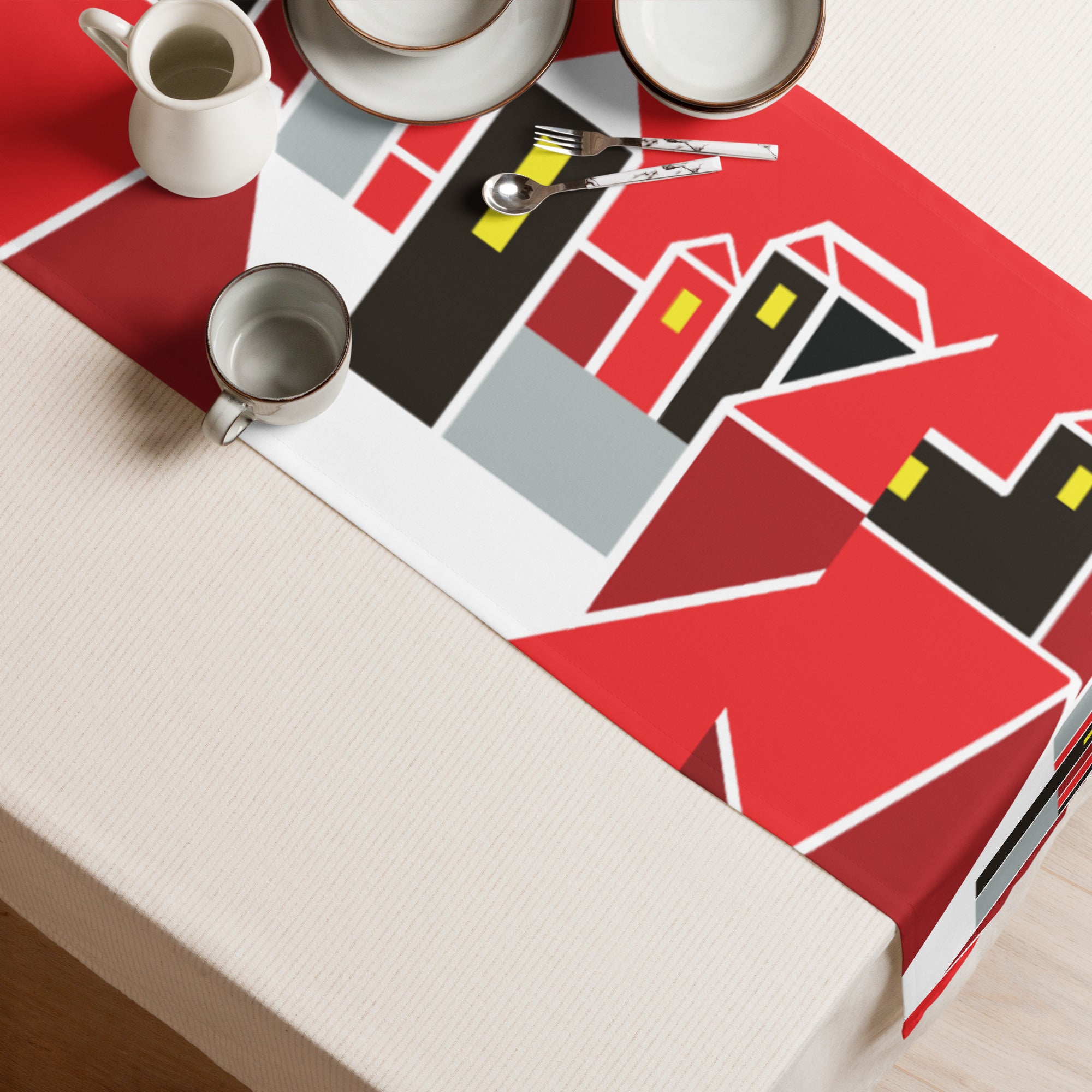 Christmas Town | Table runner