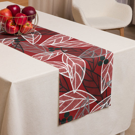 Christmas Leaves | Table runner