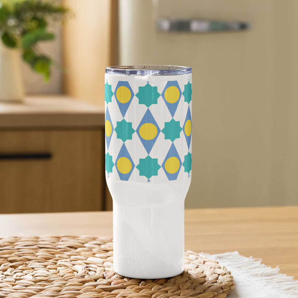 Mediterranean Feeling | Travel mug with a handle