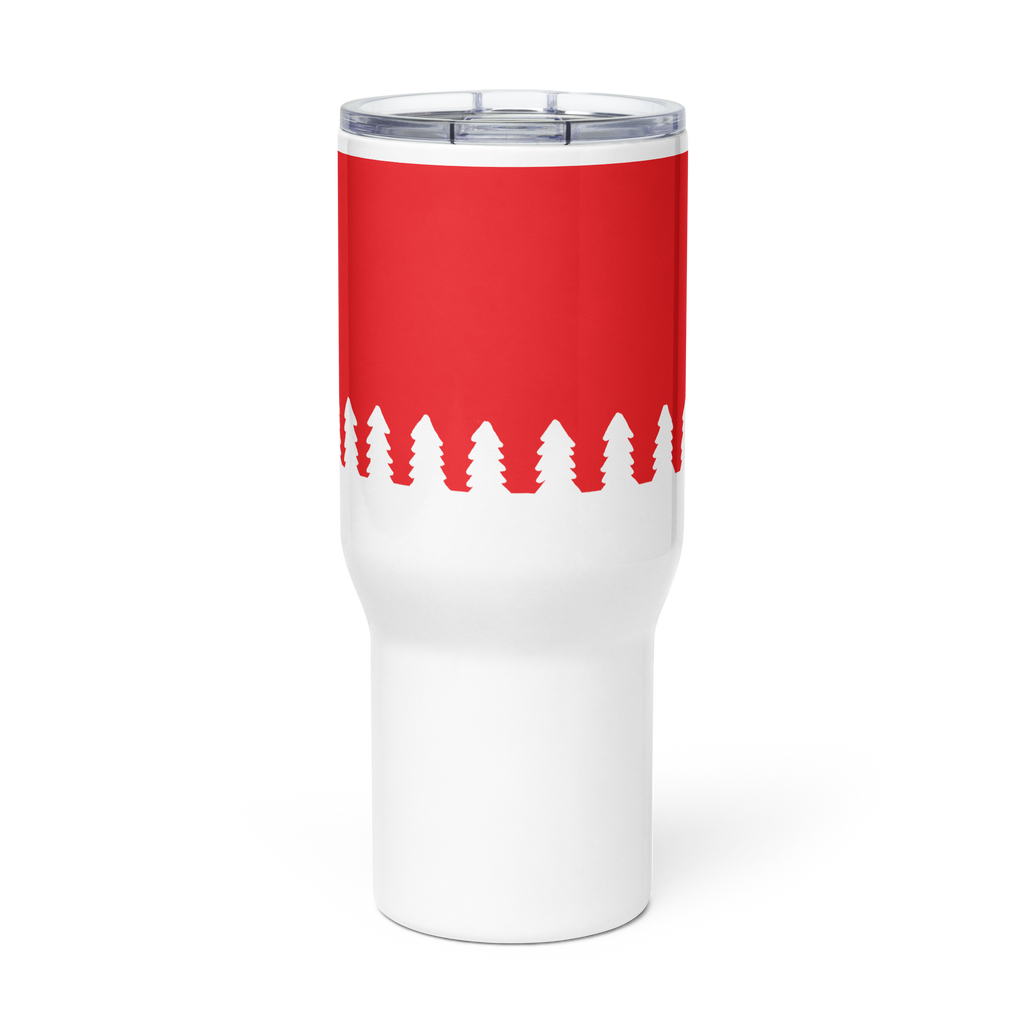 White Trees | Travel mug with a handle