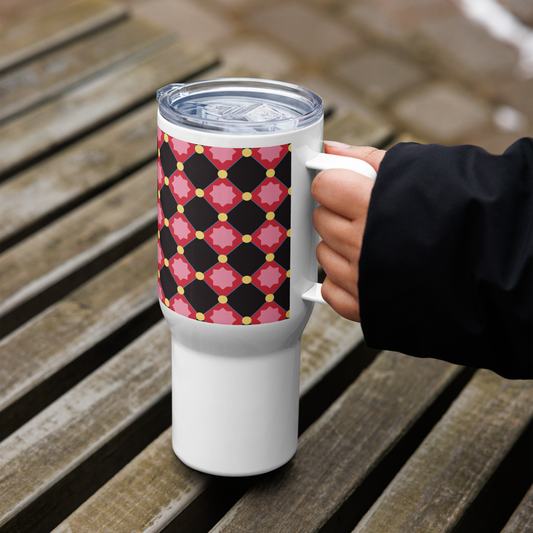 Arabesque | Travel mug with a handle
