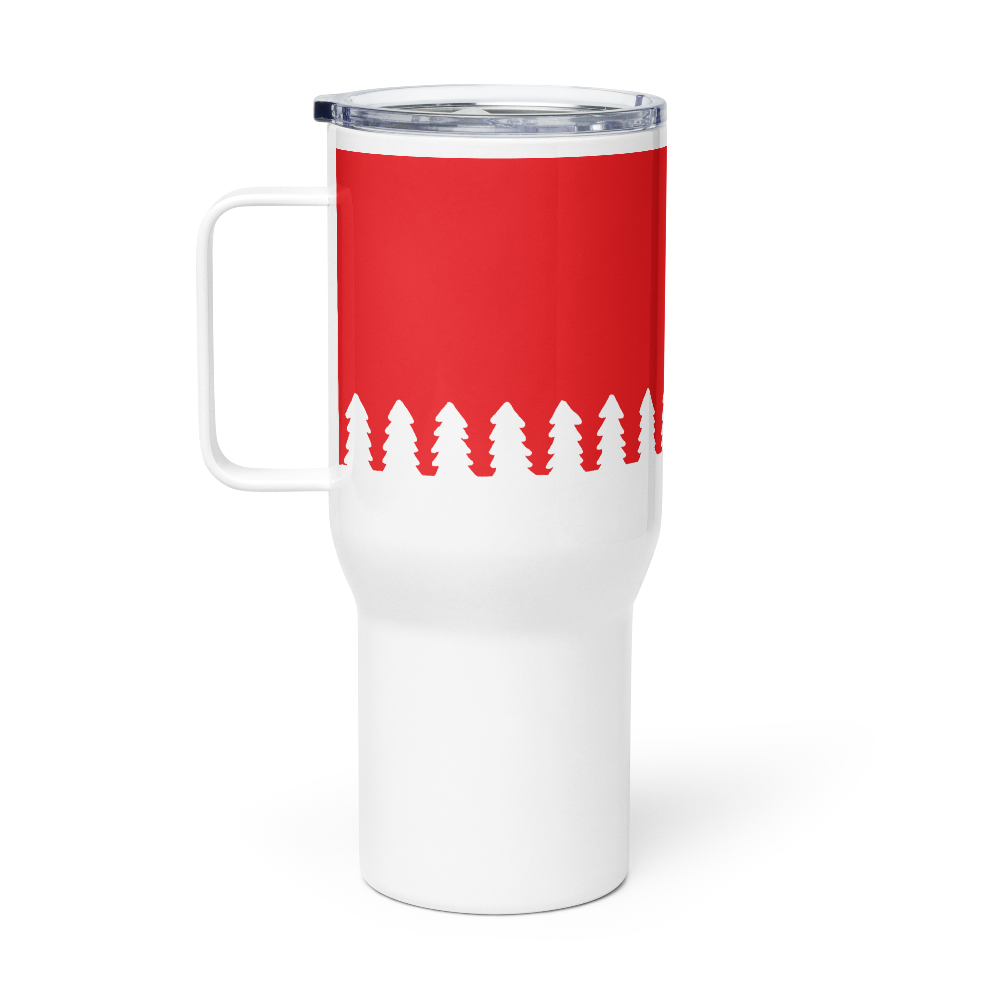 White Trees | Travel mug with a handle