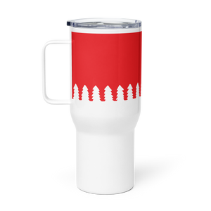 White Trees | Travel mug with a handle