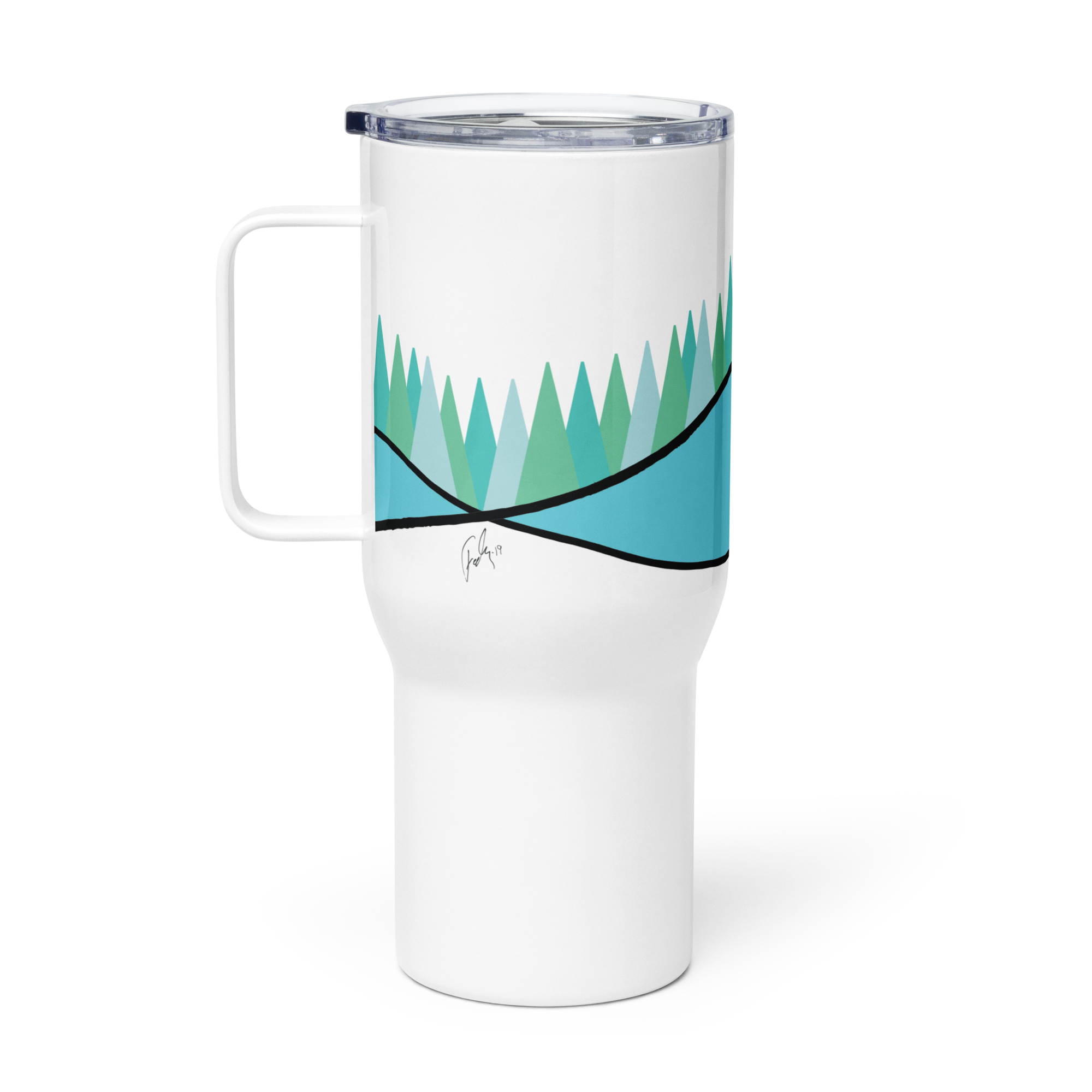 Kuhmo Nature | Travel mug with a handle