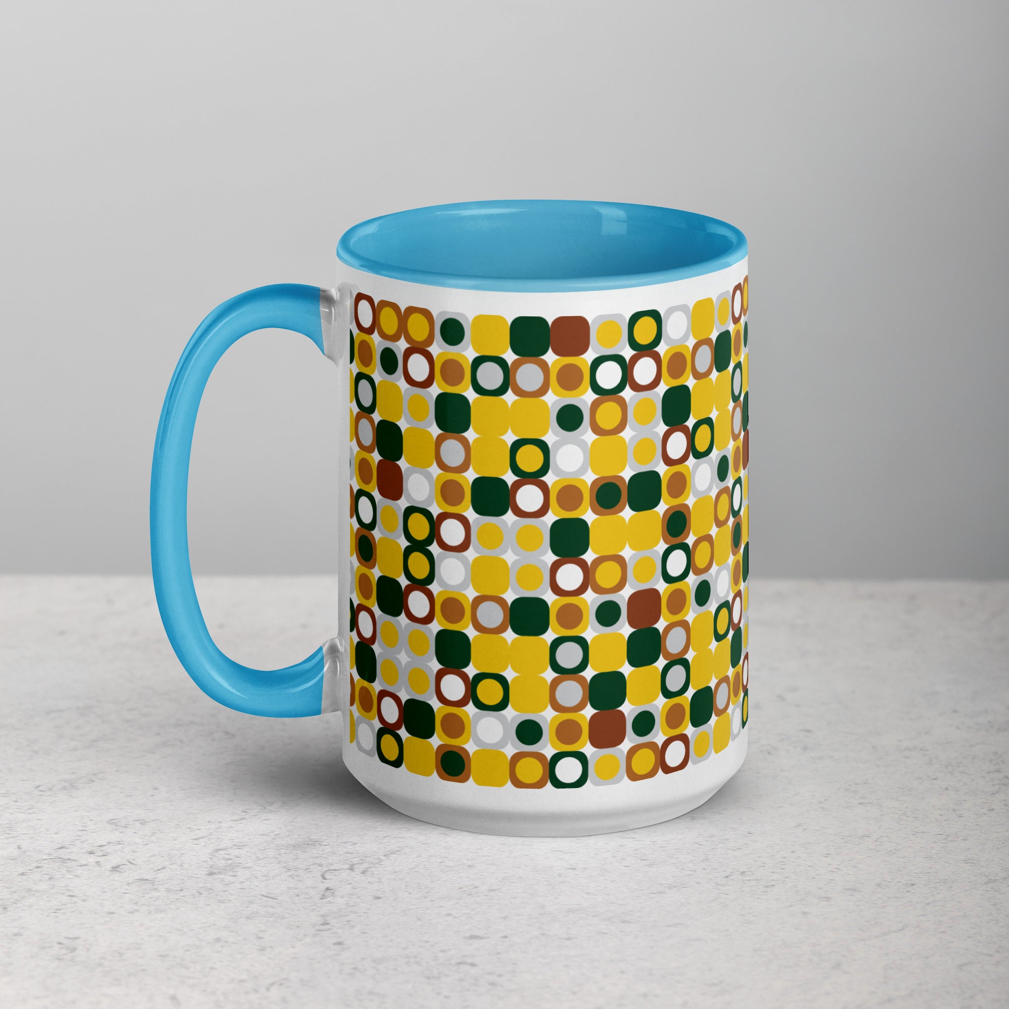Pixels | Mug with Color Inside