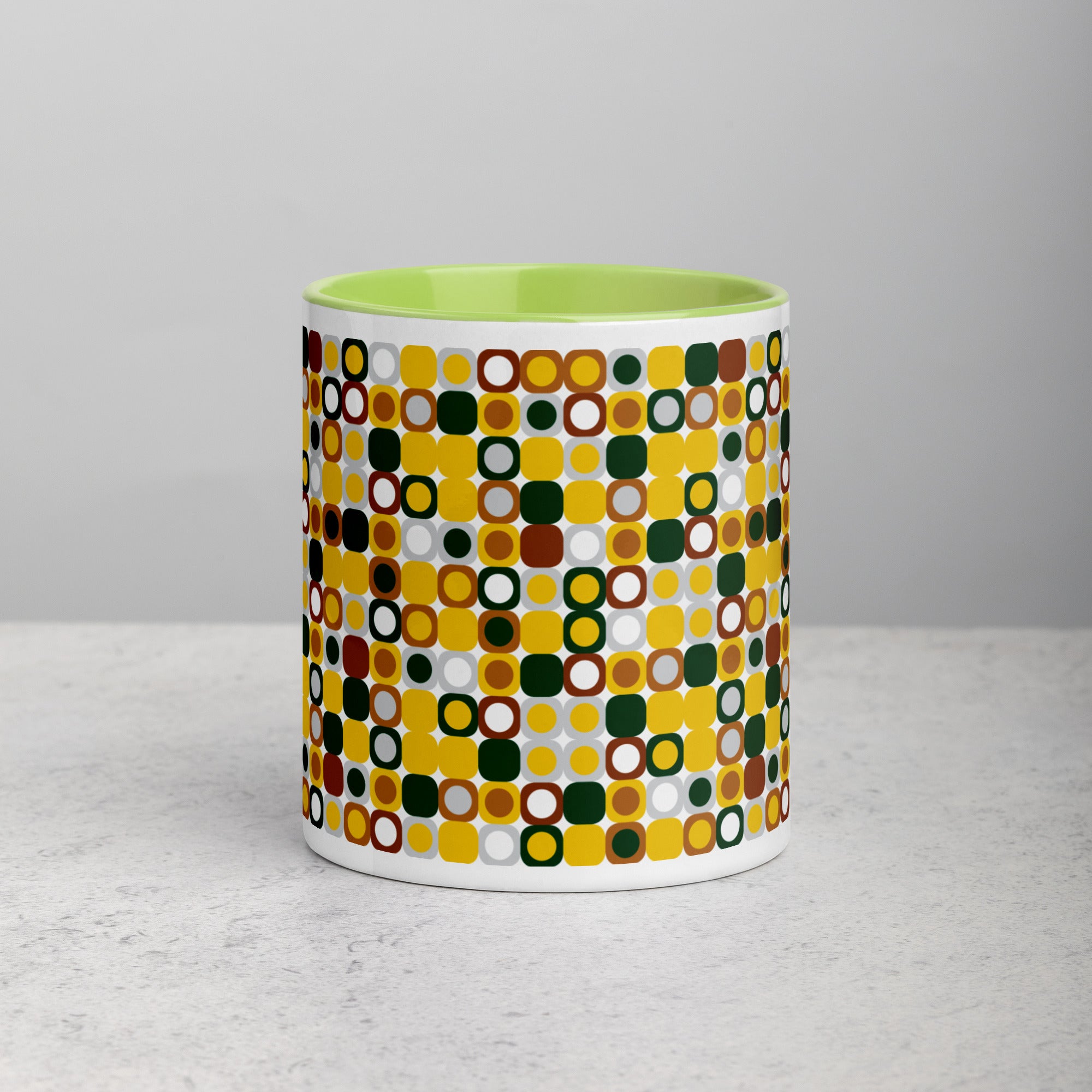 Pixels | Mug with Color Inside