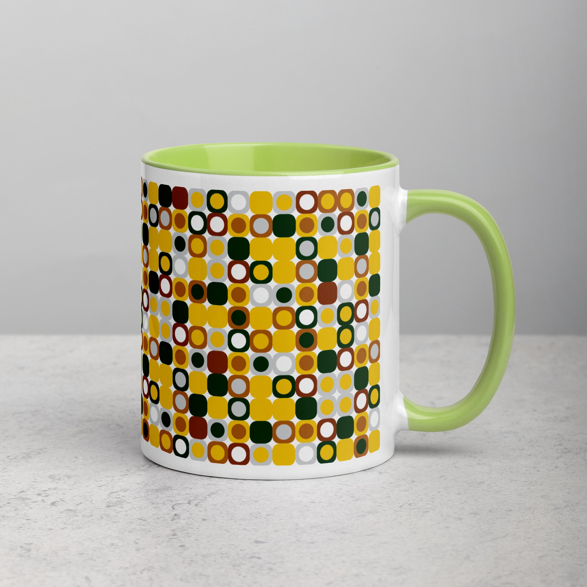 Pixels | Mug with Color Inside