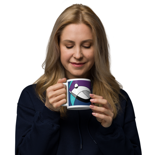 Fish from Kalevala | White glossy mug