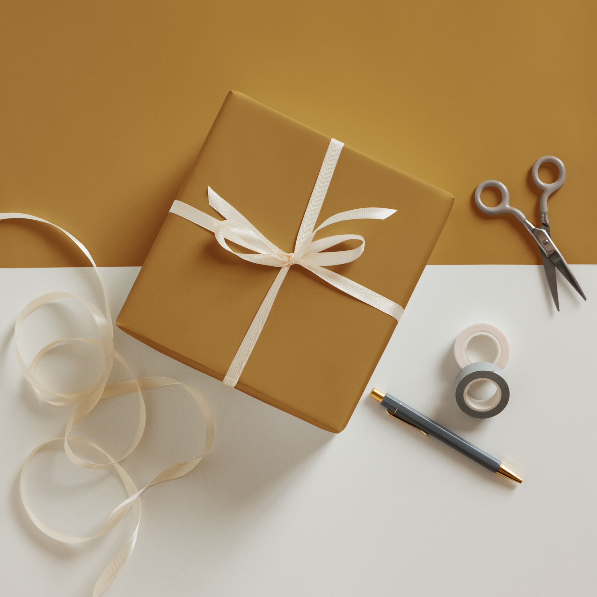 Golden Eye Christmas | Wrapping paper sheets