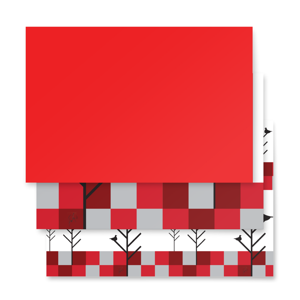 Christmas Birds | Wrapping paper sheets