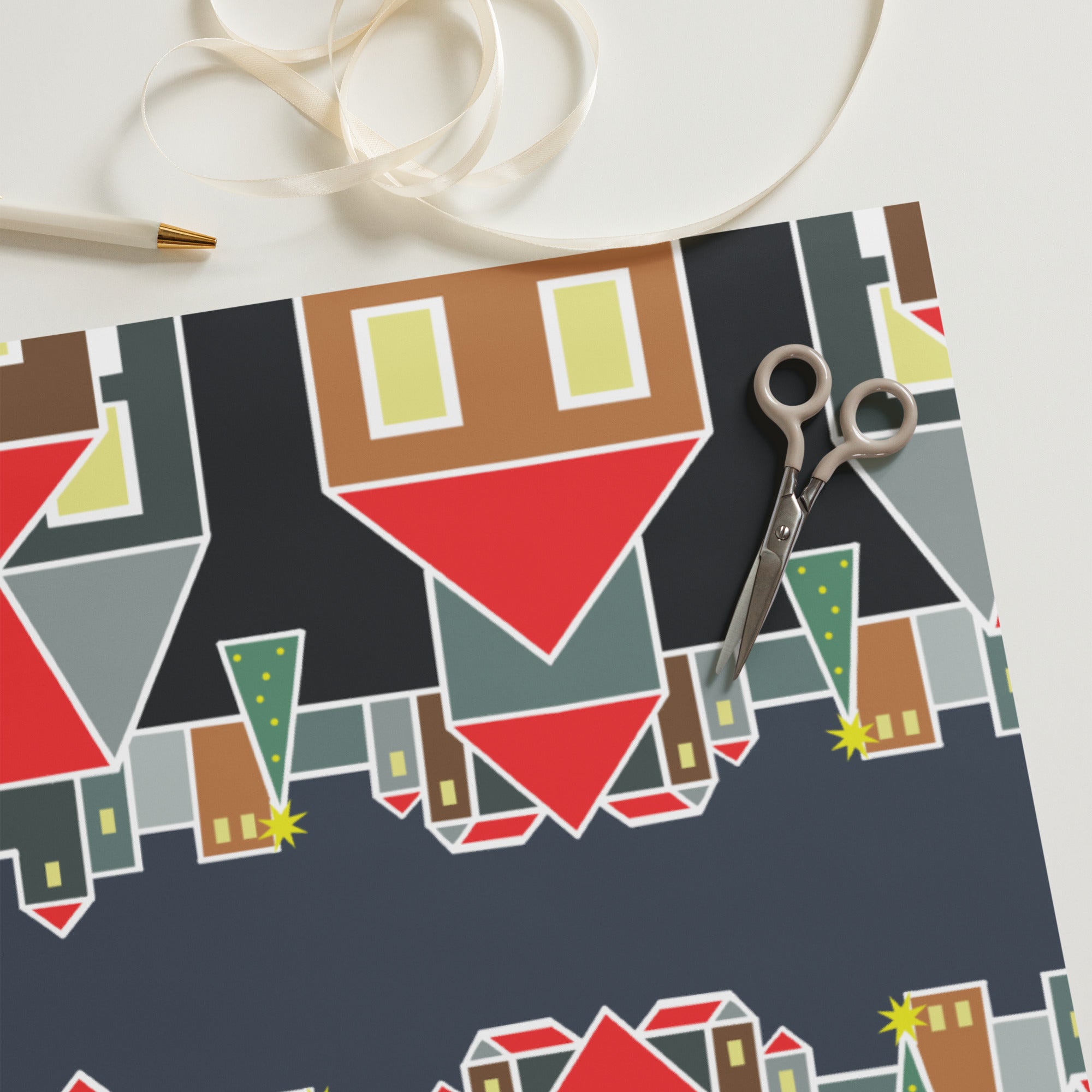 December Eve Red | Wrapping paper sheets