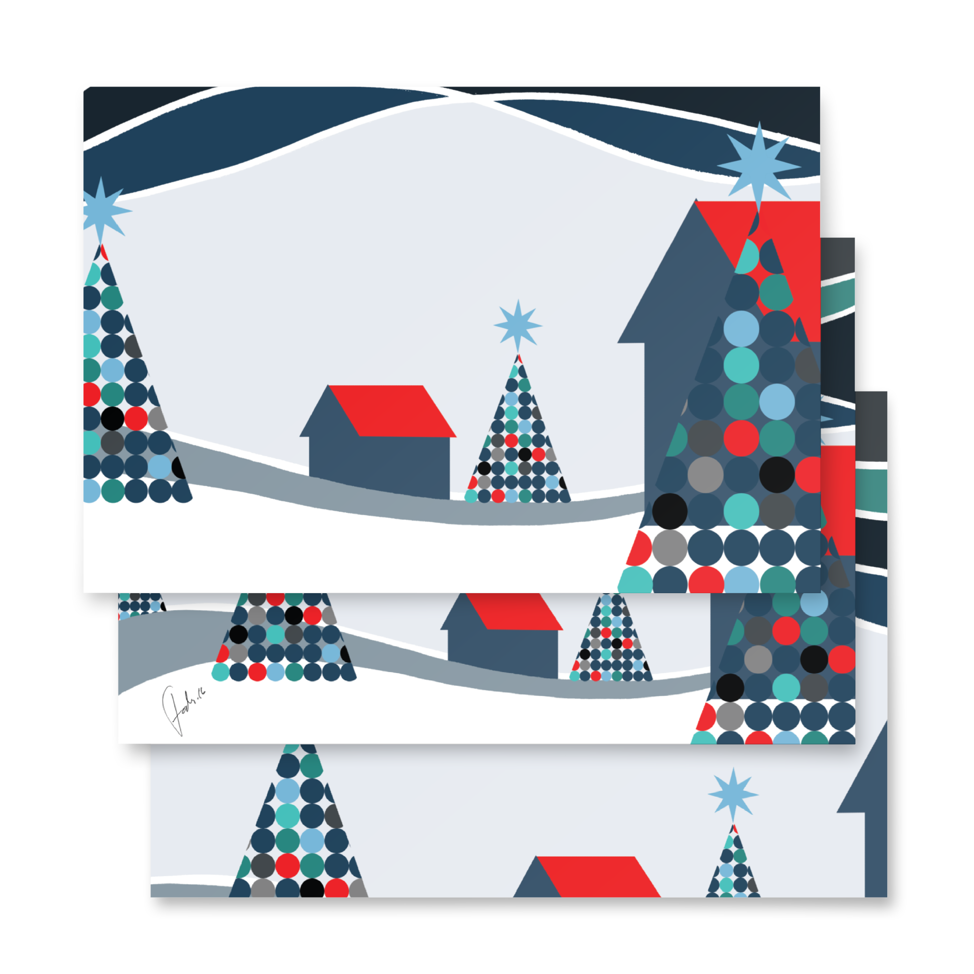Unique Christmas | Wrapping paper sheets