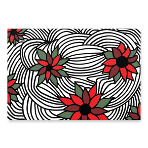 Christmas Flowers | Wrapping paper sheets